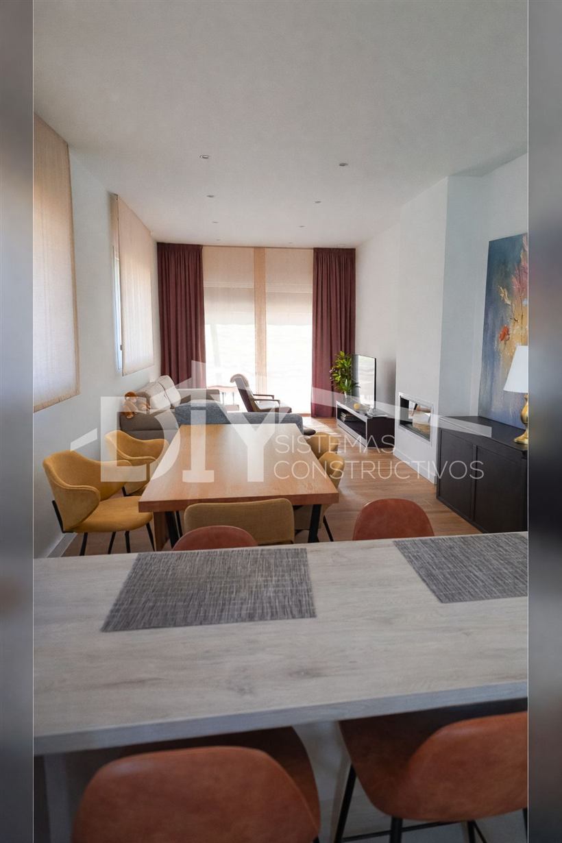 Salón de una casa DIY