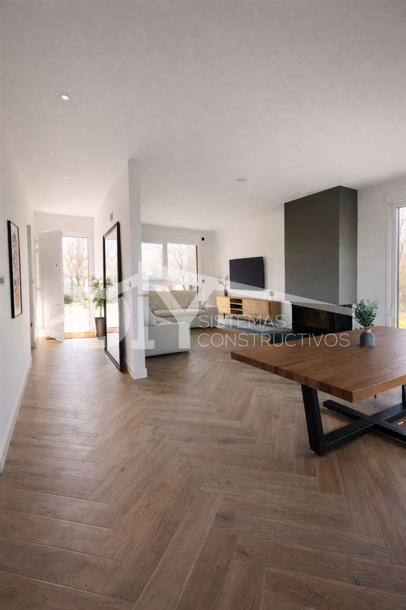 Salón de una casa DIY